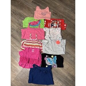 Girls‎ Summer Tank Top Lot- Size 5/6- 10 Piece Lot